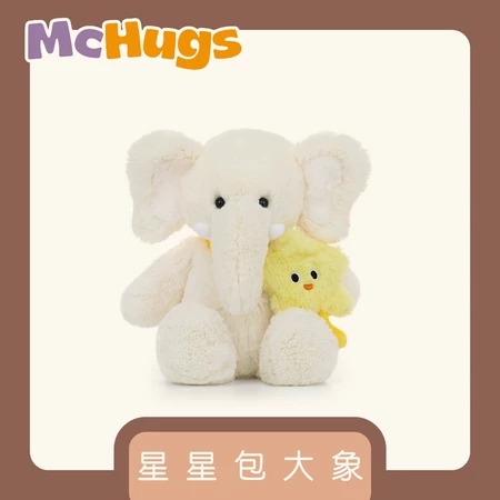 【McHugs】絨毛娃娃/薰衣草娃娃/安撫娃娃/圍巾豆丁狐  ▶40C008
